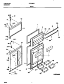 DOORS Diagram and Parts List for FRT21NNHB1  Frigidaire Refrigerator