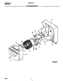 AIR HANDLING PARTS Diagram and Parts List for WAH094Y2T1  Frigidaire Air Conditioner