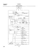 WIRING SCHEMATIC Diagram and Parts List for FRS26KR4AQ5  Frigidaire Refrigerator