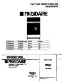 COVER Diagram and Parts List for FGF333BAWG  Frigidaire Range