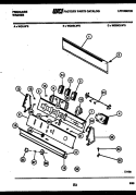 CONSOLE AND CONTROL PARTS Diagram and Parts List for WCISCLL0  Frigidaire Washer