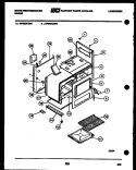 BODY PARTS Diagram and Parts List for GF600KXD0  Frigidaire Range