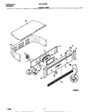 CONTROL PANEL Diagram and Parts List for FEB703CEBA  Frigidaire Wall Oven