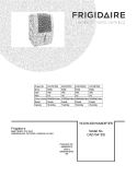COVER Diagram and Parts List for CAD704TDD2  Frigidaire Dehumidifier