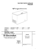 COVER Diagram and Parts List for MFC09M3FW2  Frigidaire Freezer