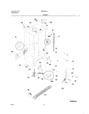 CABINET Diagram and Parts List for MRS26LGJQ3  Uni Refrigerator
