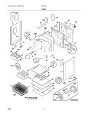 BODY Diagram and Parts List for FEFL79JBB  Frigidaire Range