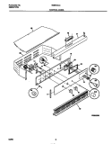 CONTROL PANEL Diagram and Parts List for TEB554CCBA  Tappan Wall Oven