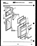 DOOR PARTS Diagram and Parts List for RT15F1WU2B  Gibson Refrigerator