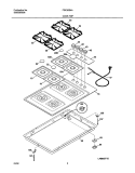 Part Location Diagram of 318076404 Frigidaire Surface Burner Cap - Black