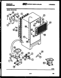 SYSTEM AND AUTOMATIC DEFROST PARTS Diagram and Parts List for FPCI19TFH0  Frigidaire Refrigerator