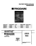 COVER Diagram and Parts List for FDB836GFB3  Frigidaire Dishwasher