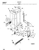 CABINET Diagram and Parts List for MRS22WNGW4  Uni Refrigerator