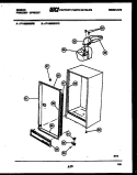 CABINET PARTS Diagram and Parts List for FV16M2WXFC  Gibson Freezer