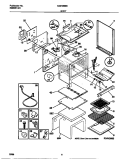 BODY Diagram and Parts List for MGF355BEDA  Frigidaire Range