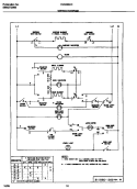 WIRING DIAGRAM Diagram and Parts List for FES353CCD2  Frigidaire Range