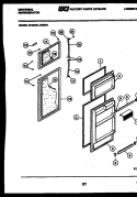 DOOR PARTS Diagram and Parts List for AGTL175WH1-57  Uni Refrigerator
