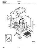 BODY Diagram and Parts List for TGF645WFD1  Tappan Range