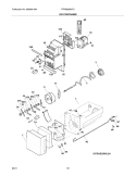 ICE CONTAINER Diagram and Parts List for FPHB2899LF6  Frigidaire Refrigerator