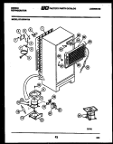 SYSTEM AND AUTOMATIC DEFROST PARTS Diagram and Parts List for RT19F6WV3B  Gibson Refrigerator