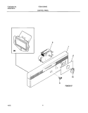Part Location Diagram of 154443703 Frigidaire PANEL
