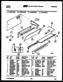 SPLASHER CONTROL Diagram and Parts List for 72-3657-00-08  Tappan Range