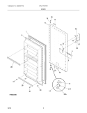 Part Location Diagram of 216912501 Frigidaire NAMEPLATE