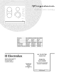 COVER Diagram and Parts List for GLEC30S8EQ1  Frigidaire Cooktop
