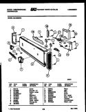CONSOLE AND CONTROL PARTS Diagram and Parts List for SU180MXV2  Frigidaire Dishwasher