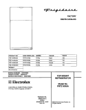 COVER Diagram and Parts List for FRT21KR6AB5  Frigidaire Refrigerator