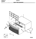 Part Location Diagram of 309100502 Frigidaire HANDLE-VENT DOOR