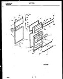 DOOR PARTS Diagram and Parts List for WRT17DRAD0  Frigidaire Refrigerator