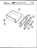 DRAWER PARTS Diagram and Parts List for 31-2237-00-02  Tappan Range