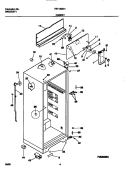 CABINET Diagram and Parts List for FRT18DRHD0  Frigidaire Refrigerator