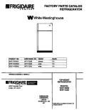 TOP MOUNT REFRIGERATOR Diagram and Parts List for WRT17DZBW2  Frigidaire Refrigerator