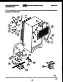 SYSTEM AND AUTOMATIC DEFROST PARTS Diagram and Parts List for RT151MLW0  Frigidaire Refrigerator