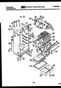 CABINET PARTS Diagram and Parts List for FP18TML3  Frigidaire Refrigerator
