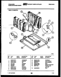 SYSTEM PARTS Diagram and Parts List for FAC055P7B1  Frigidaire Air Conditioner