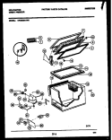 CHEST FREEZER PARTS Diagram and Parts List for KFC05M1AW0  Kelvinator Freezer