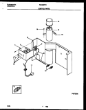 CONTROL PARTS Diagram and Parts List for FAC053T7A3  Frigidaire Air Conditioner
