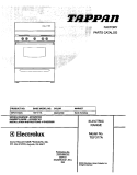 COVER Diagram and Parts List for TEF317AWC  Tappan Range