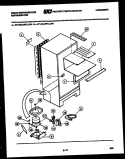 SYSTEM AND AUTOMATIC DEFROST PARTS Diagram and Parts List for RC131LCD0  Frigidaire Refrigerator