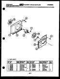 AIR HANDLING PARTS Diagram and Parts List for A05LS1F1  Frigidaire Air Conditioner