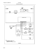 WIRING SCHEMATIC Diagram and Parts List for GLGF388CQD  Frigidaire Range