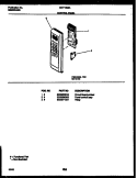 Part Location Diagram of 5303296392 Frigidaire PANEL-CONTROL Assembly