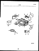 WRAPPER AND BODY PARTS Diagram and Parts List for 56-3452-10-01  Tappan Microwave