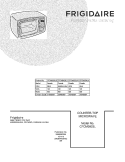 COVER Diagram and Parts List for CFCM0923LB  Frigidaire Microwave