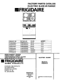 COVER Diagram and Parts List for FES367CETC  Frigidaire Range