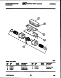 POWER CONTROL Diagram and Parts List for KM777KXM1  Frigidaire Microwave