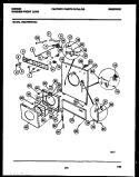 CONTROL AND DOOR PARTS Diagram and Parts List for WS27M8WAGA  Gibson Washer
